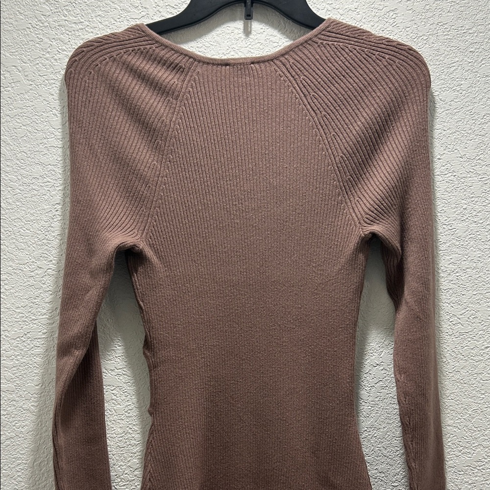 NWT Tan midi dress by Abercrombie sz: small - Picture 4 of 6
